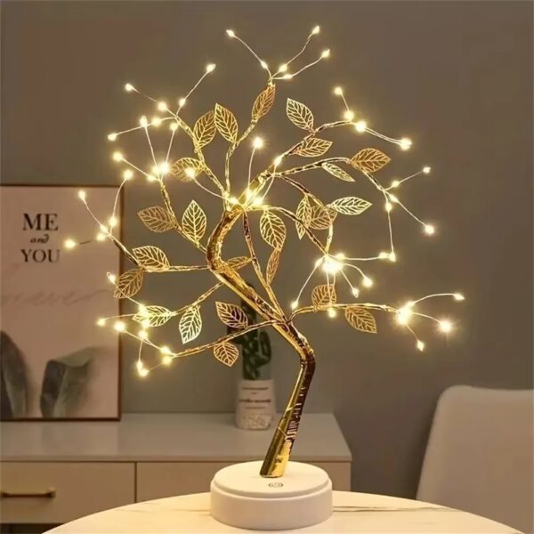 Tree LED Light USB Table Lamp Adjustable Touch Switch DIY Artificial Xmas Tree Fairy Night Light Home  Decoration 1PC - Image 3