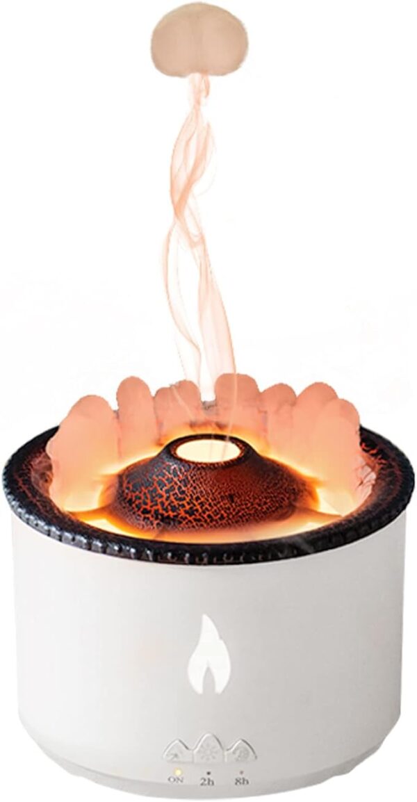 Volcano Humidifier | Flame Air Diffuser Volcano Humidifier For Room | Wireless Humidifier | Aromatherapy Volcano Diffuser