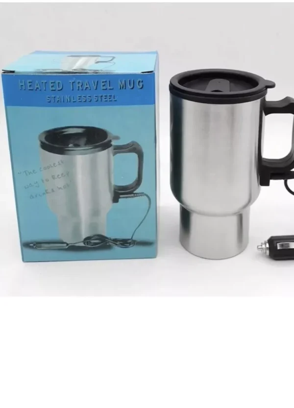 12 Volts 450 ml Heated Travel Mug Coffee /Tea/Soup Cup Car Charging Electric Kettle - Image 7