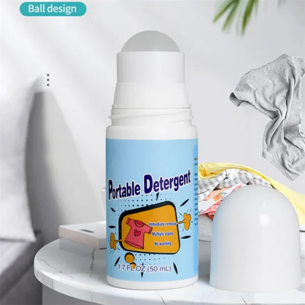 Instant Stain Remover Rolling Ball | Portable Detergent Wash off stains from clothes - Image 7