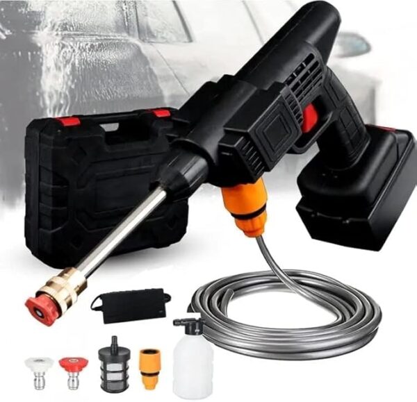 Automatic Cordless Wireless Car Wash Spray Gun High Pressure 48v Lithium Water Jet Foam Car Washer Gun - Image 11