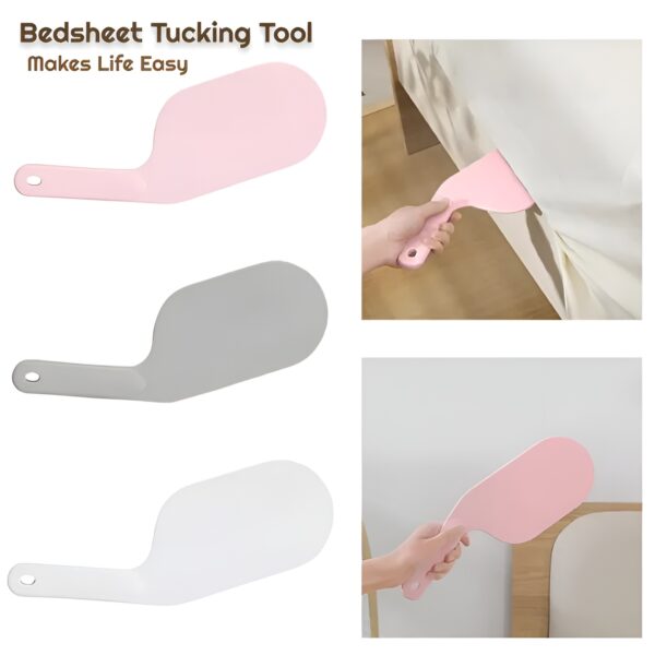 Bed Sheet Tucker Tool Tucking Paddle for Bed | Bedsheet Change Making Easier | Plastic Durable Sheet Change Helper ( Random color ) - Image 2