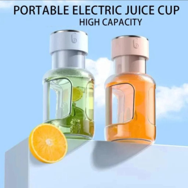 1600ml Portable Electric Rechargeable Cordless Barrel Juicer (Random Color)