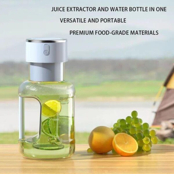 1600ml Portable Electric Rechargeable Cordless Barrel Juicer (Random Color) - Image 4