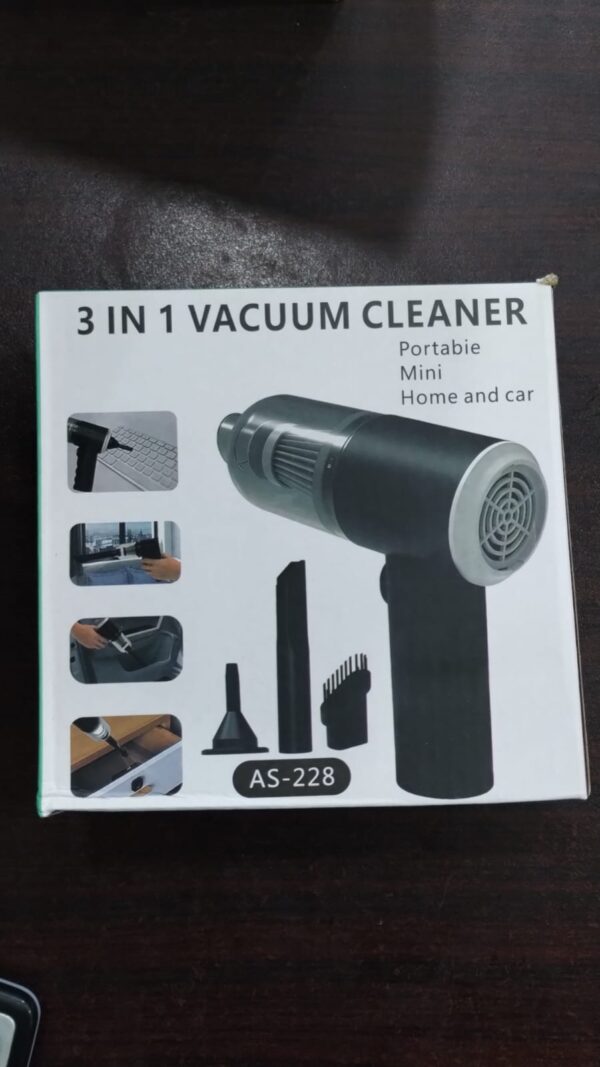 3 In 1 Portable Vacuum Cleaner Wireless Hand-held Cleaning For Car Home (pc As-228) - Image 4