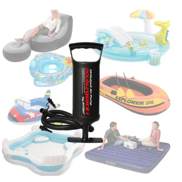 hand air pump for swimming pool Intex mattress intex air soft Intex air pool 68612 - Image 5