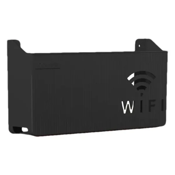 Router Storage Box Wall-mounted Plastic Cable Power Bracket Box Home Decoration Wireless Router Wifi Decoration, Set-top Box Rack( random color ) - Image 9