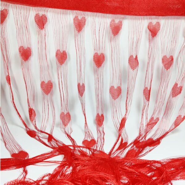 Red Heart Wire String Blinds Curtain - Image 3