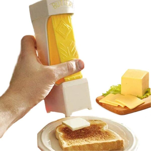 Butter Slicer,One Click Stick Butter Cutter,Cheese Splitter, Butter for Making Bread, Cakes,Cookies,Bread