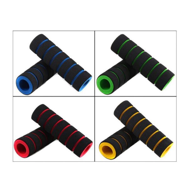 4pcs/Set Universal Grip Comfort Foam Handle Bar Motorcycle Bicycle Random Color - Image 5