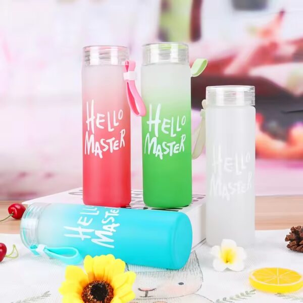 Deal pack of 2 - A9 Mini Camera & Frosted Glass Water Bottle (Random color) - Image 3