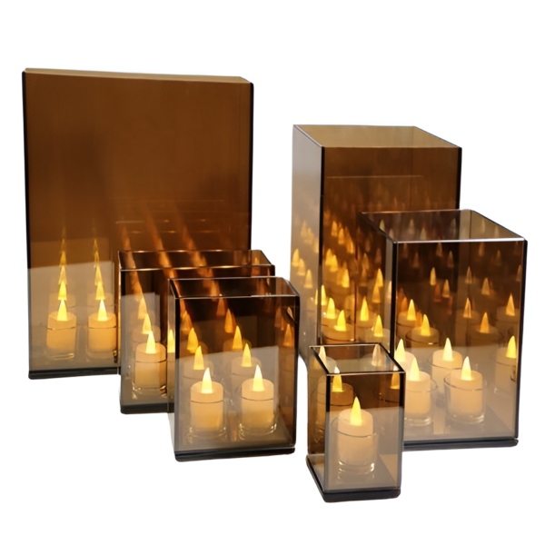 Infinity reflection Mirror Candle holder - Image 6