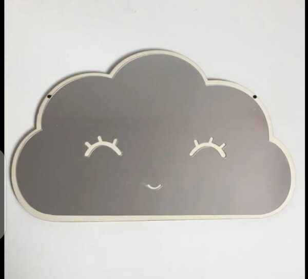 Cloud shaped Acrylic Mirror - Kids room decoration