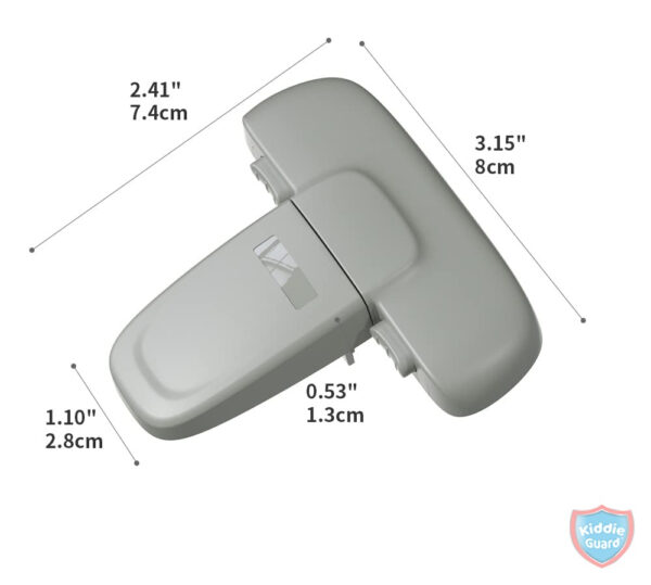 Child Safety Fridge Lock , Baby Safety Refrigerator Freezer Door Lock, No Tools Need or Drill - Image 12