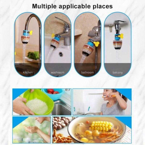 Stone Faucet Water Filter with Clip - Image 2