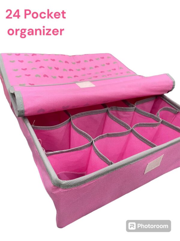 24 Pocket Multipurpose Socks Organizer - Image 5