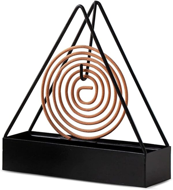 Triangular Mosquito Coil Holder, Spiral Mosquito Coil Holder Insect Repellent Incense Rack (random color) - Image 4