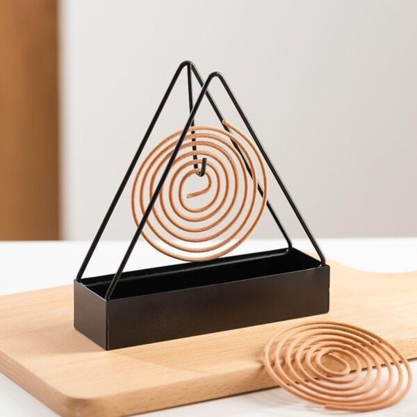 Triangular Mosquito Coil Holder, Spiral Mosquito Coil Holder Insect Repellent Incense Rack (random color) - Image 2