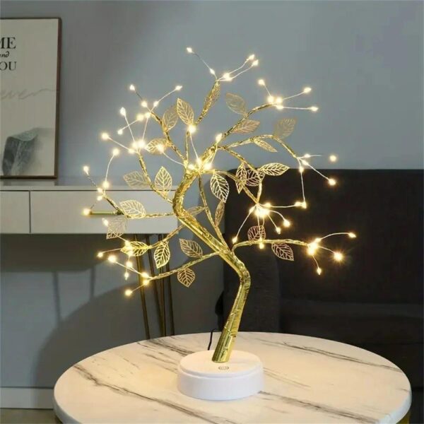 Tree LED Light USB Table Lamp Adjustable Touch Switch DIY Artificial Xmas Tree Fairy Night Light Home  Decoration 1PC - Image 9