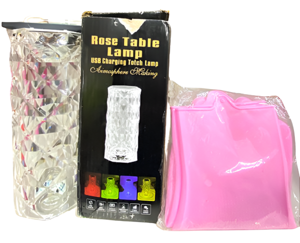 Deal pack of 2 - Crystal Touch Lamp & Kitchen Dish Washing Gloves