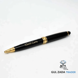 Customized Name Pen Black & Golden Pen