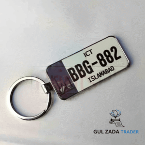 ICT Number Plate Keychain, Islamabad Personalised Number Plate Keychain