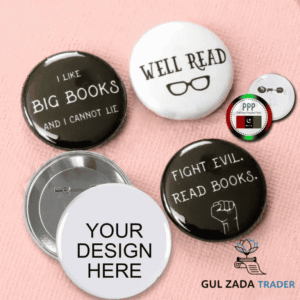 Customized Pin Badges Printing in Pakistan Button Badge Pin