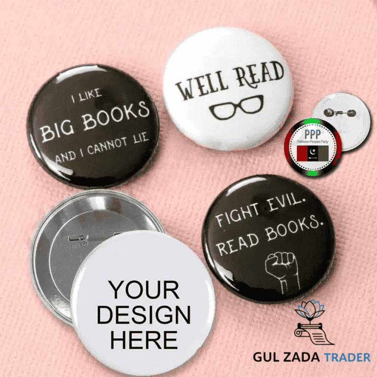 Customized Pin Badges Printing in Pakistan Button Badge Pin