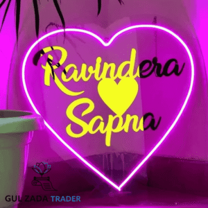 Customized Neon Light with Golden Name