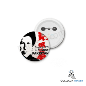 Pakistan Tehreek Insaf Badge PTI Badge Imran Khan Picture Pin Badge