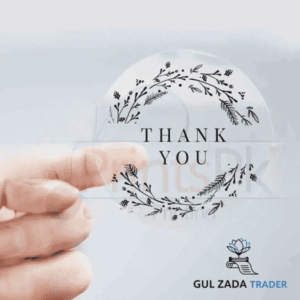 Transparent Round Small Stickers (Small 2.15 inches) 45 Stickers