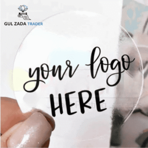 Transparent Round Stickers & labels Printing 24 Stickers